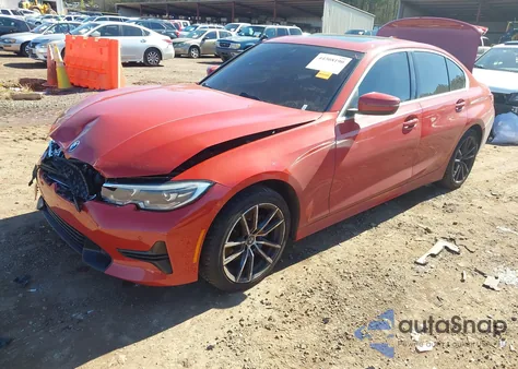 2021 BMW 330I z USA, uszkodzony, nr VIN 3MW5R1J07M8C04691